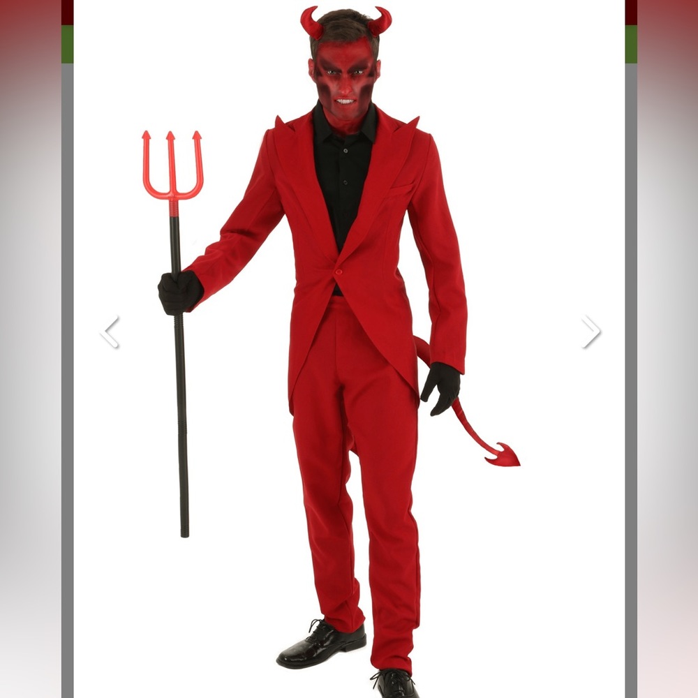 Men's devil suit